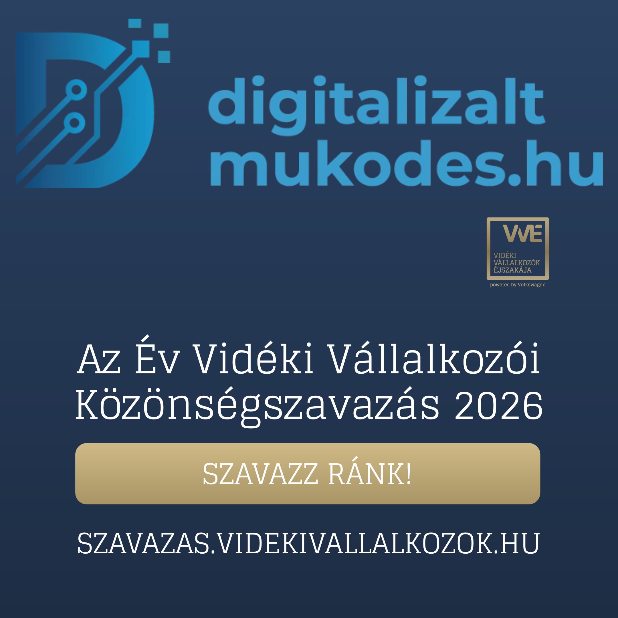 Indulunk Az Év Innovatív Vidéki Vállalkozása díjért – és számítunk rád!